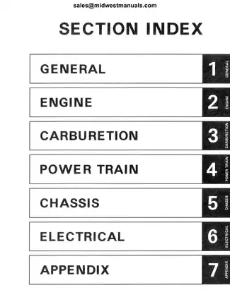 1981-1995 Yamaha SS440 snowmobile repair manual Preview image 2