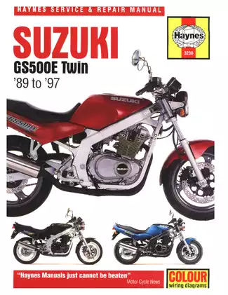 1989-1997 Suzuki GS500E Twin service manual Preview image 1