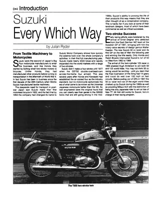 1989-1997 Suzuki GS500E Twin service manual Preview image 5