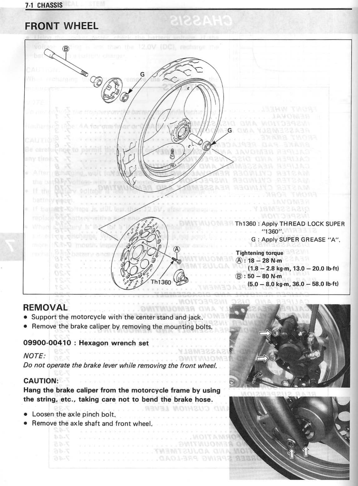 1989-1991 Suzuki Bandit GSF400 repair, service manual Preview image 2