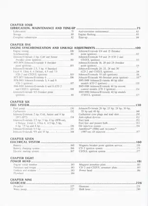 1973-1990 Johnson Evinrude 2 hp - 40 hp outboard motor shop manual Preview image 4