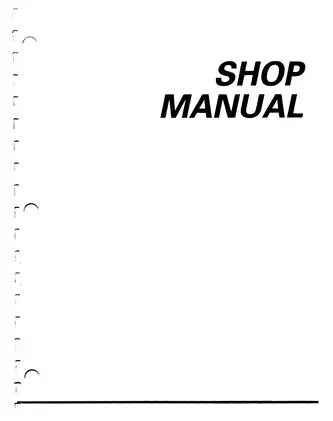 1994 Bombardier SP, SPX, SPI, XP, GTS, GTX, Explorer Sea-Doo shop manual Preview image 3