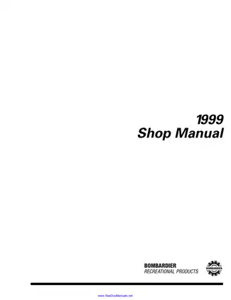 1999 Bombardier Sea-Doo GS, GSX Limited, GSX RFI, GTI, GTS, GTX Limited, GTX RFI, SPX, XP Limited shop manual Preview image 2