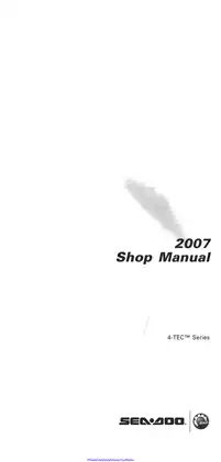 2007 Bombardier Sea-Doo GTI, GTI SE, GTX Supercharged, GTX, GTX Limited, GTX Wake, RXP, RXT shop manual Preview image 2