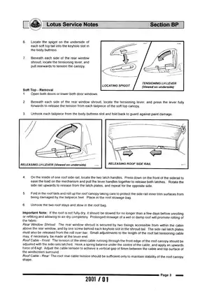 2001-2007 Lotus Elise S2, MK2 service manual Preview image 3