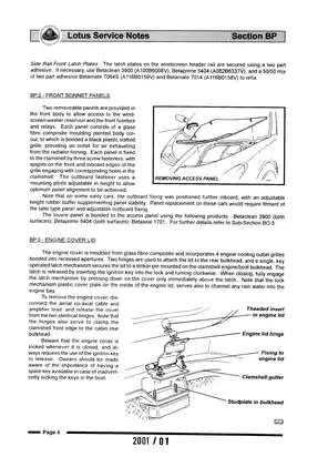 2001-2007 Lotus Elise S2, MK2 service manual Preview image 4
