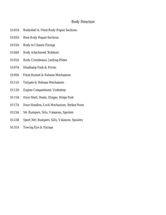 Lotus Esprit S4, V8 service manual, parts manual Preview image 3