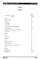 1996–2002 Lotus M111 Elise / 111S / Exige / 340R Service Manual (P/N A111T0327J) – preview page 3