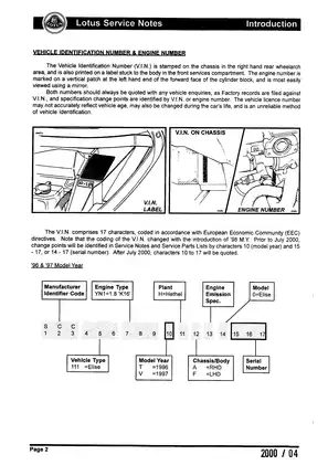 Lotus M111 Elise Service Manual - Comprehensive Guide for 1996-2001 Models Preview image 4