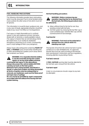 Land Rover Defender 300TDI workshop manual Preview image 5