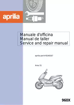 Aprilia Area 51 Service & Repair Manual (1999 Edition) - Comprehensive Guide for Mechanics