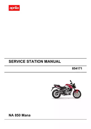 Aprilia NA Mana 850 service station manual Preview image 1