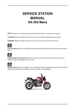 2007 Aprilia NA 850 Mana Service Manual (P/N 854171) – preview page 4