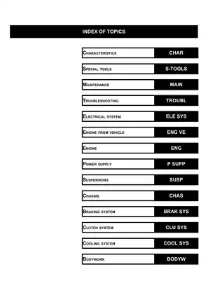 Aprilia SL 750 Shiver service station manual Preview image 5