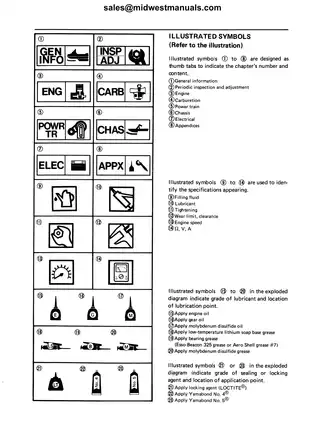 Yamaha Enticer LTR 340/400 Snowmobile Service Manual (1988-1990) Preview image 2
