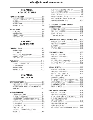 2002-2006 Yamaha SX Viper 700, SX Viper ER,  SX Viper Mountain, SX Viper S snowmobile service manual Preview image 5