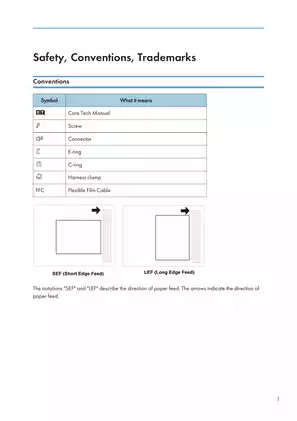 Comprehensive Service Manual for D014/D015 Copier (2007 Edition) Preview image 2