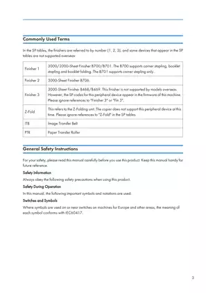 Ricoh Aficio MPC 6000, MPC 7500 multifunctional color copier service guide Preview image 4