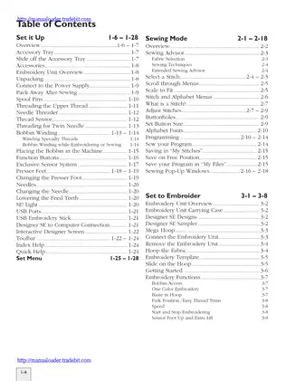 Husqvarna Viking Designer SE sewing machine user manual Preview image 4