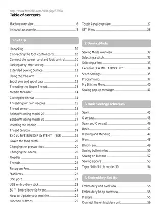 Husqvarna Viking Designer Topaz embroidery sewing machine user manual Preview image 4