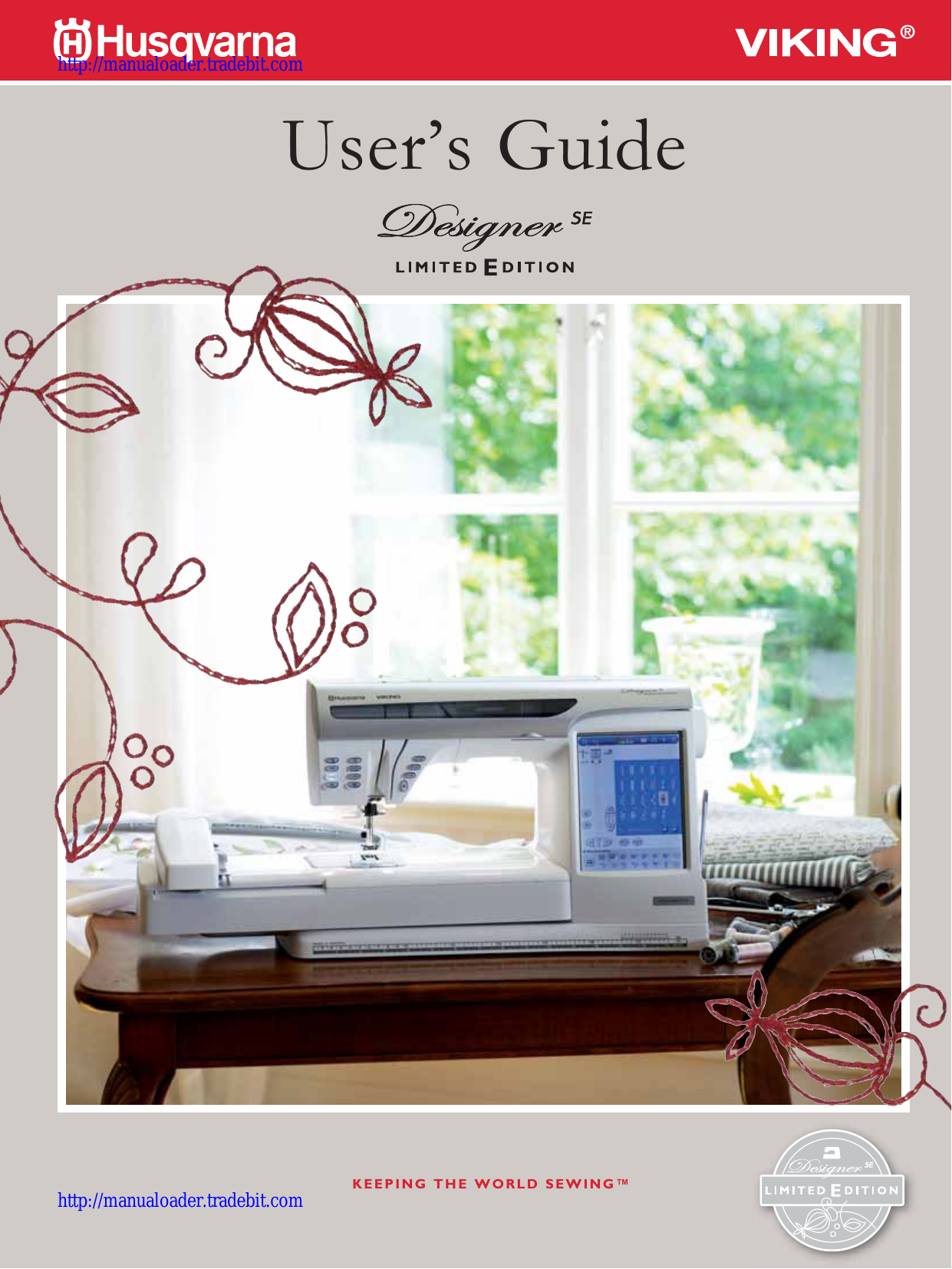 Husqvarna Viking Designer SE limited edition Embroidery and Sewing Machine users guide Preview image 1