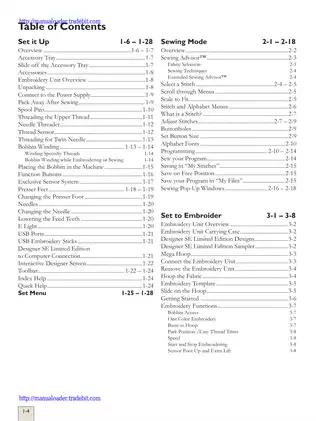 Husqvarna Viking Designer SE Limited Edition User's Guide Preview image 4