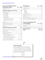 Husqvarna Viking Designer SE Limited Edition User's Guide (P/N 413 14 30-26E) – preview page 5
