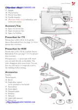 Husqvarna Viking Platinum 775 / 955E Sewing Machine Service Manual (P/N 412 99 27-26B) – preview page 5