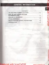 1992 Suzuki RG 125 Gamma Service & Repair Manual (P/N 99000-20101) – preview page 1
