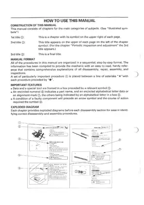 1995-2001 Yamaha XJ 900 S Diversion service manual Preview image 4