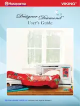 Husqvarna Viking Designer Diamond Sewing Machine User's Guide (P/N 413 24 34-26B) – preview page 1