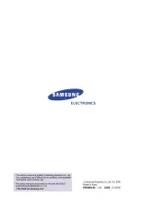 Samsung CLP-600 Series CLP-600/XAA Color Laser Printer Factory Service Manual (P/N JC-0150C) – preview page 2