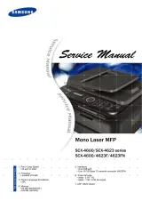 Samsung SCX-4600 / SCX-4623 Series Service Manual (P/N 4600-00000E) – preview page 1