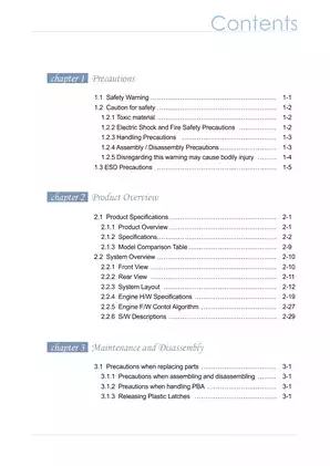 Samsung SCX-4600, SCX-4623F, SCX-4623FN MFP service manual Preview image 3