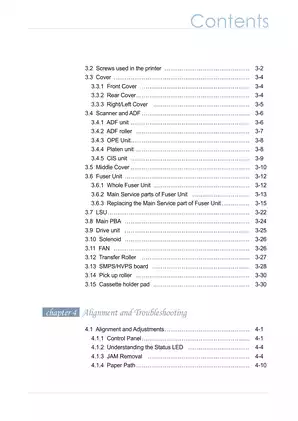 Samsung SCX-4600, SCX-4623F, SCX-4623FN MFP service manual Preview image 4