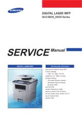 Samsung SCX-5835, 5835FN, 5935, 5935FN Multifunction Printers (MFP) Service Manual (P/N SCX-5835_5935) – preview page 1