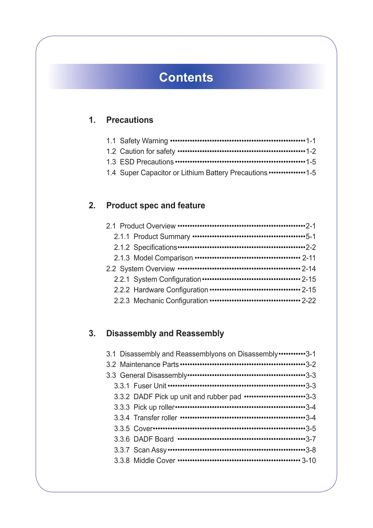Samsung SCX-5835, 5835FN, 5935, 5935FN multifunction printers (MFP) service guide Preview image 3