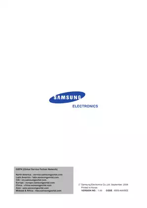 Samsung SCX-6555N multifunctional monochrome laser printer service manual Preview image 2