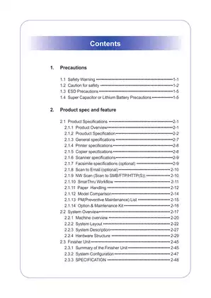 Samsung SCX-6555N multifunctional monochrome laser printer service manual Preview image 3