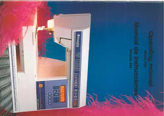 Husqvarna 350 computer sewing machine operating manual