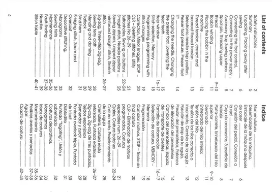 Husqvarna 350 computer sewing machine operating manual Preview image 4