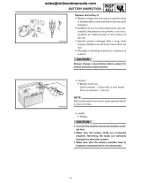1999–2001 Yamaha Phazer 500 Deluxe / Venture XL / Mountain Lite Service Manual – preview page 1