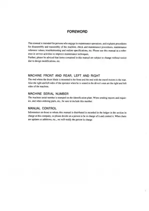 Takeuchi Compact Excavator Workshop Manual - Maintenance & Repair Guide Preview image 2