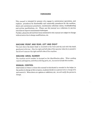 Comprehensive Workshop Manual for TBO25, TBO30, and TBO35 Compact Excavators Preview image 2