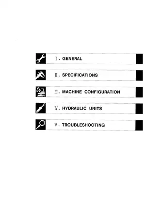 Detailed Workshop Manual for TBO45 Compact Excavator (1998) Preview image 3