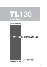 Takeuchi TL130 Crawler Loader Factory Service Manual (P/N CT8E002) – preview page 1