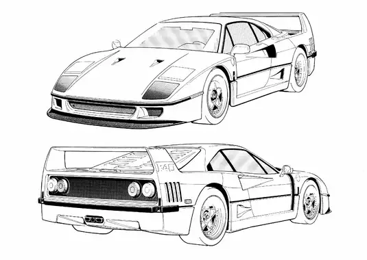 1992 Ferrari F40 technical manual Preview image 4