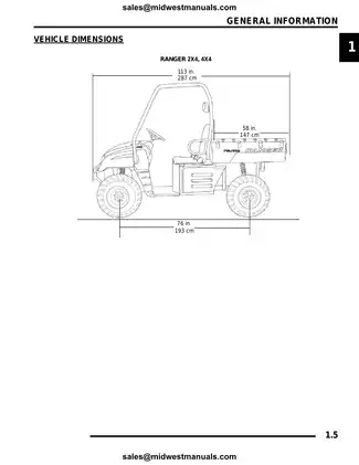 2008 Polaris Ranger 500 4x4 service and repair manual Preview image 5