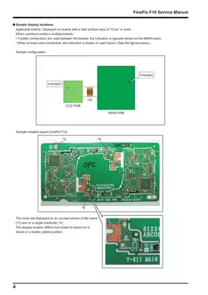 Fujifilm Fuji Finepix F10 digital camera service manual Preview image 4