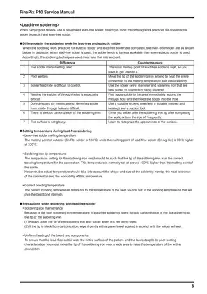 Fujifilm Fuji Finepix F10 digital camera service manual Preview image 5